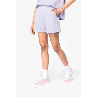 Calção eco-responsável em malha turca de senhora